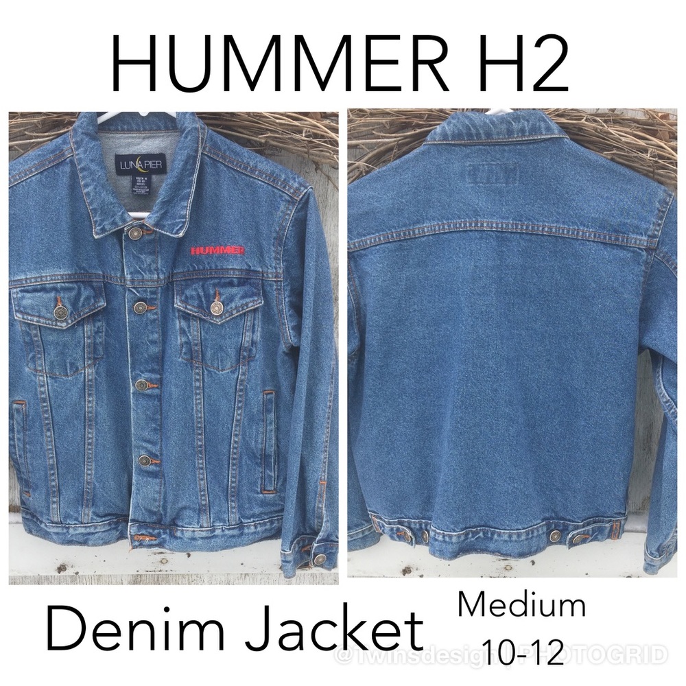 Hummer Denim Jean Jacket Hummer H2